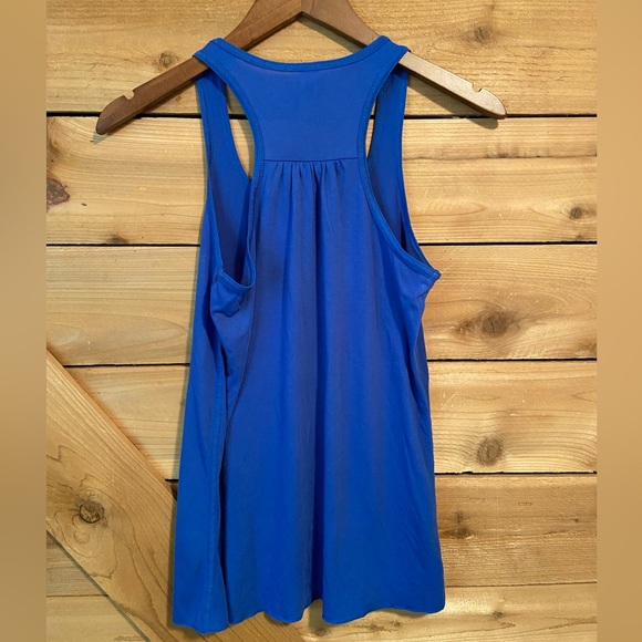 Bella Canvas Royal Blue Western Racerback Graphic Tank Top - Picture 3 of 6